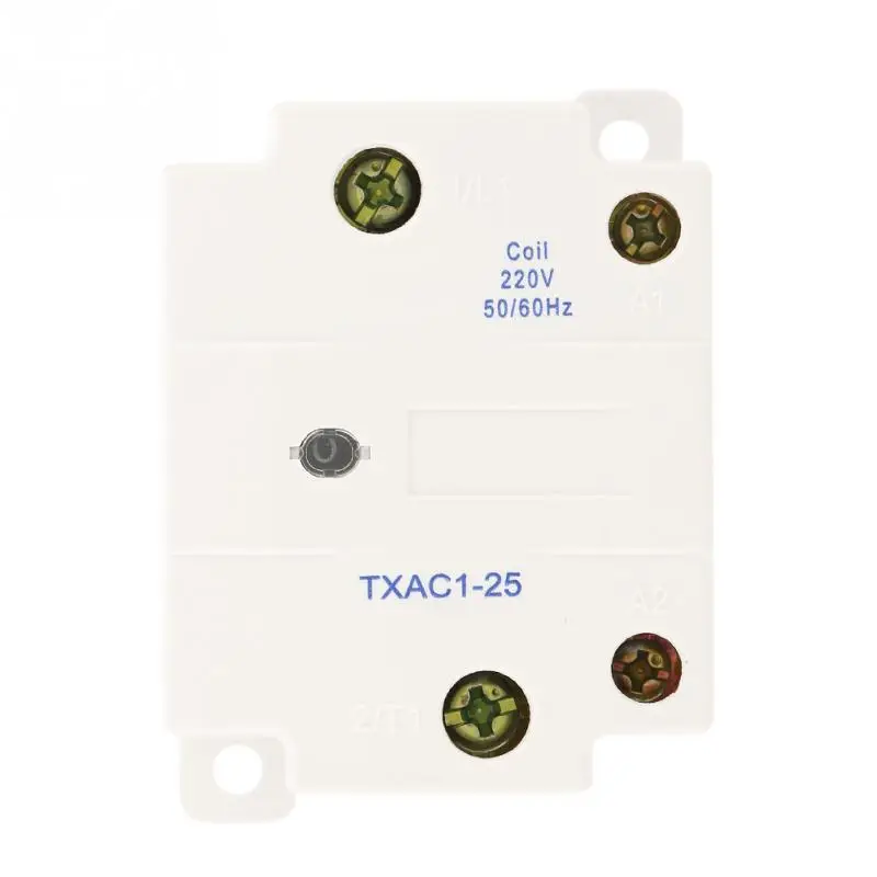 TXAC1 25 UI400V 25A однополюсный инструмент без контактора переменного тока 220 В 50/60 Гц