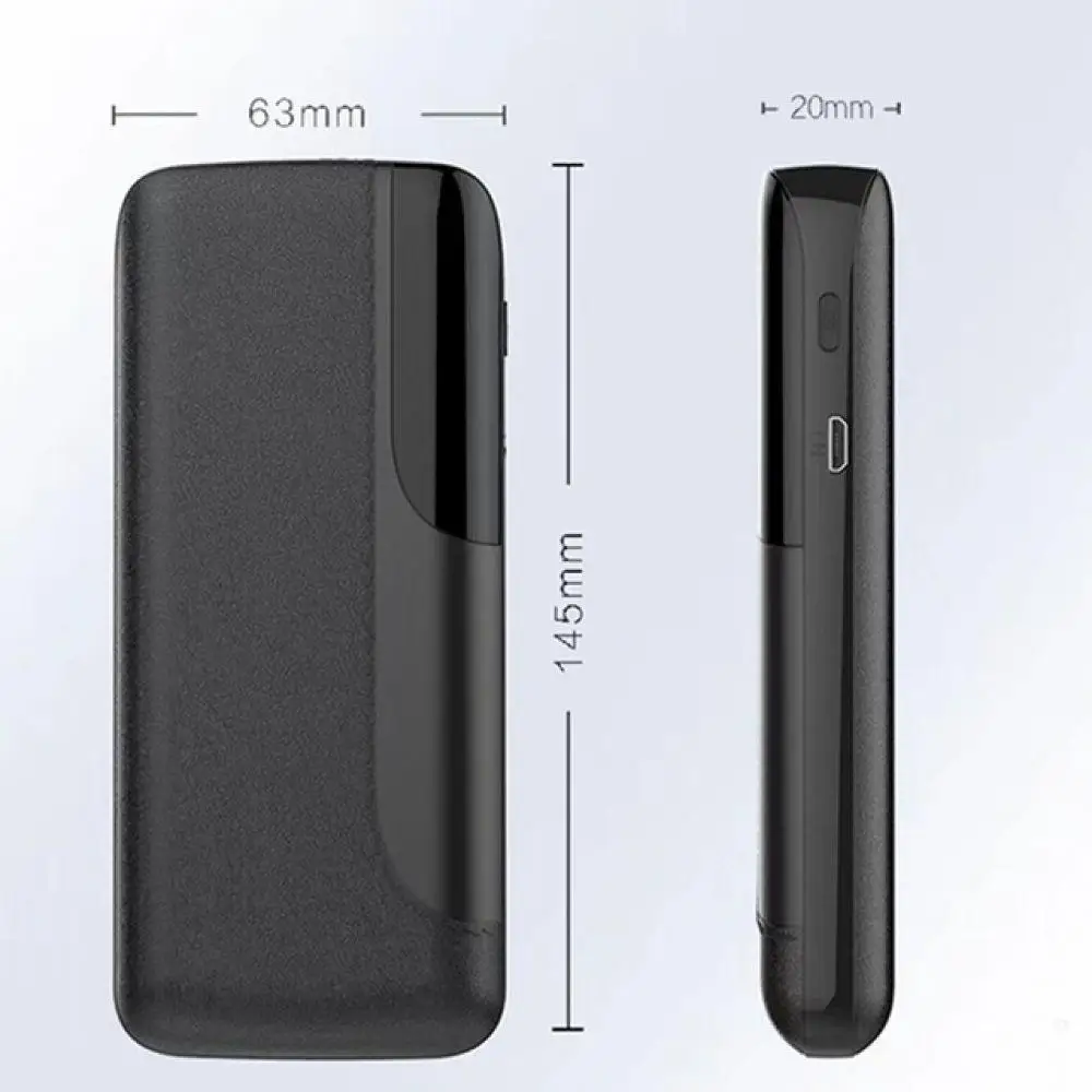 Мощность Bank 10000 mah Портативный Зарядное устройство Внешний 18650 Батарея банк