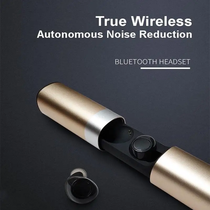 LEORY невидимые истинные беспроводные HIFI Bluetooth наушники в ухо TWS с портативной