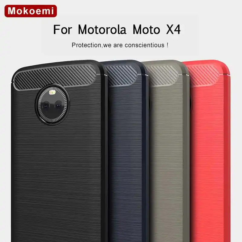 Mokoemi модный противоударный мягкий силиконовый чехол 5 2 дюйма для Motorola Moto X4