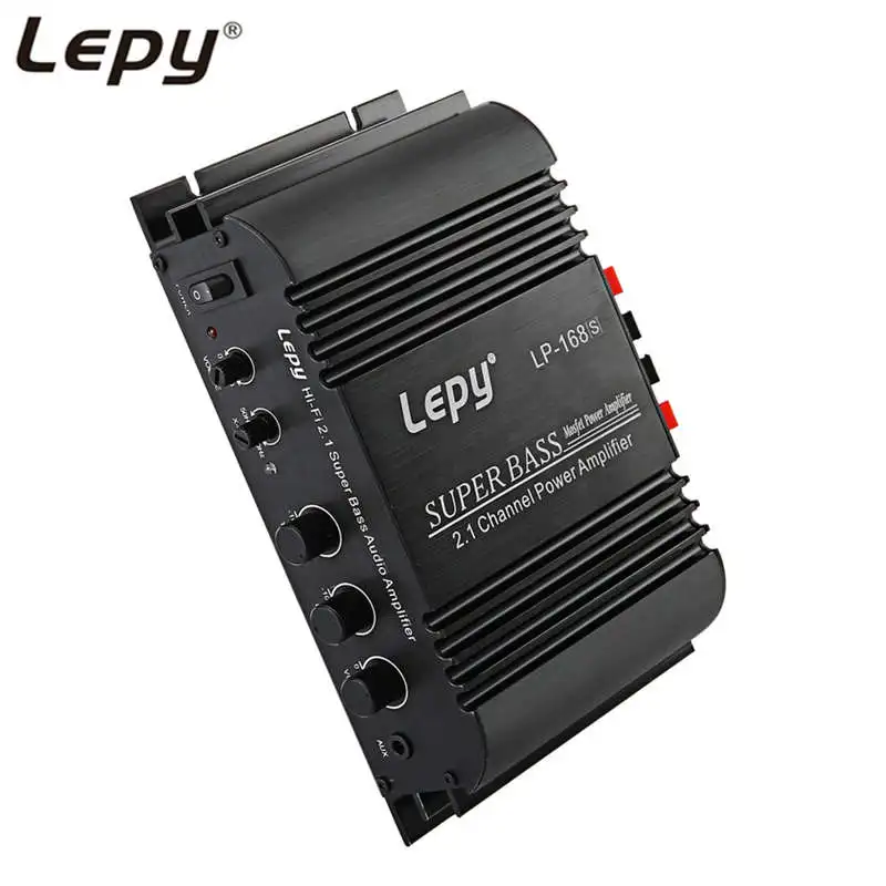 Lepy Lp-168 S 12V автомобильный аудио усилитель мощности сабвуфер басовый выход стерео