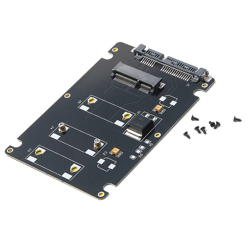 Mini Pcie mSATA SSD на 2 5 дюйма SATA3 адаптер чехол толщиной 7 мм черный | Компьютеры и офис