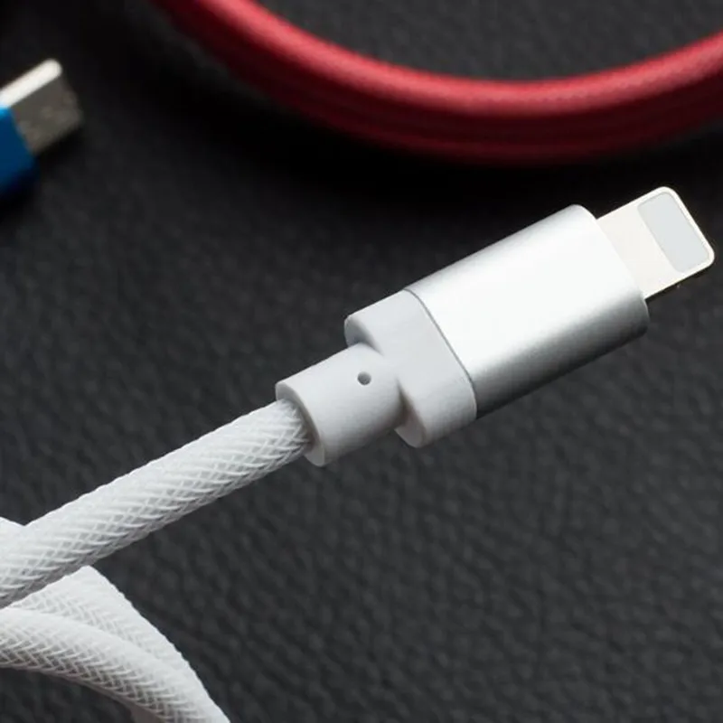 Кабель USB для передачи данных кабеля Lightning 2.4A Быстрая зарядка кабель iPhone 5S X 8 7 6S 5 SE