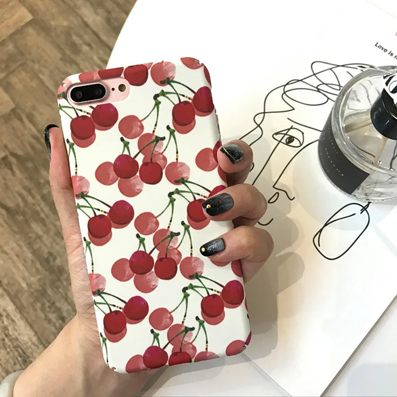 Чехол для телефона с изображением фруктов и вишни на лето чехол iphone 8 plus 7 милый