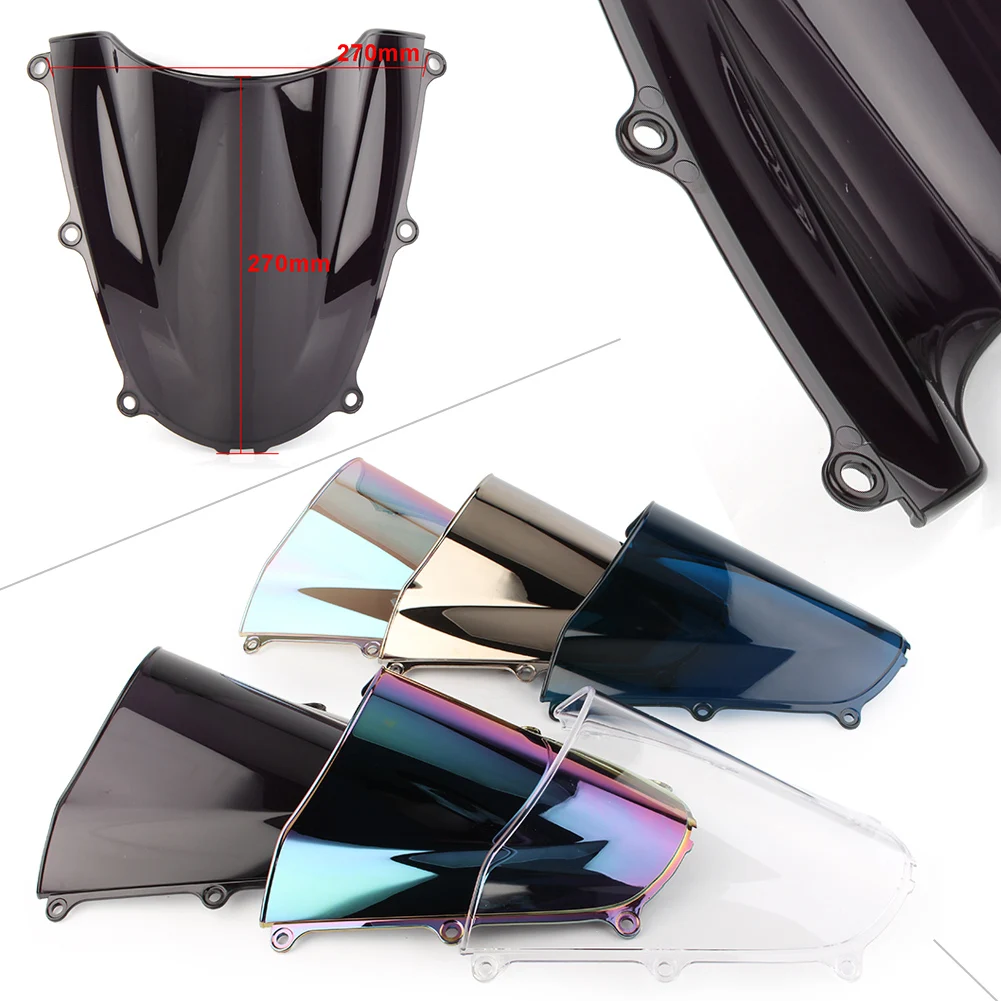 Лобовое стекло мотоцикла защита от царапин для HONDA CBR600RR CBR600 RR F5 2005 2006 / CBR 600 05 06 Double