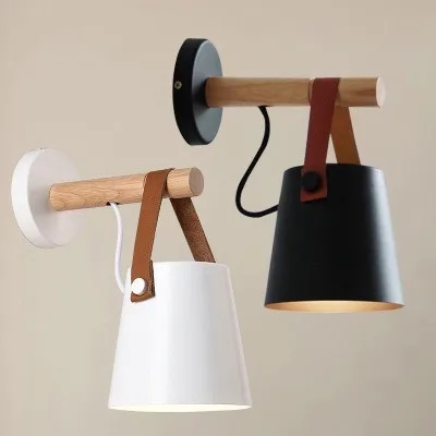 Светодиодный настенный светильник деревянная настенная лампа прикроватная