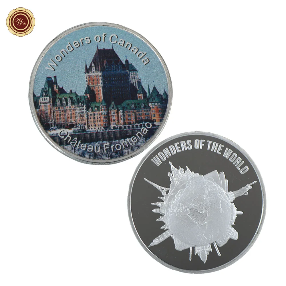 WR 999 9 серебряные монеты Chateau Frontenac памятные известные строительные для домашней