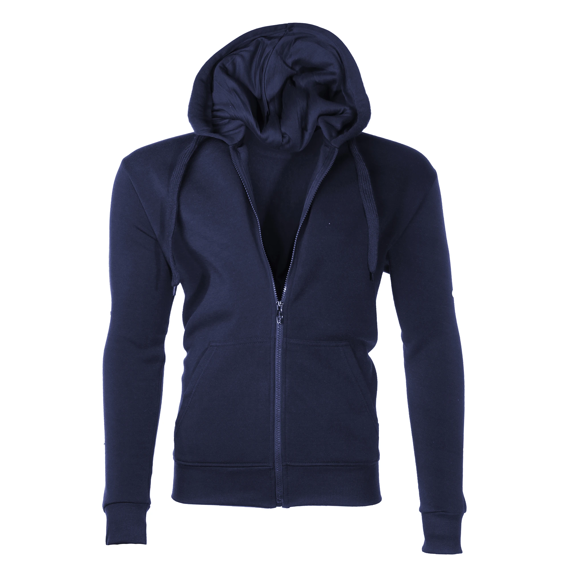 Для мужчин влаги влагу на флисовой подкладке Full Zip Up Hoodie|Мужские куртки| |