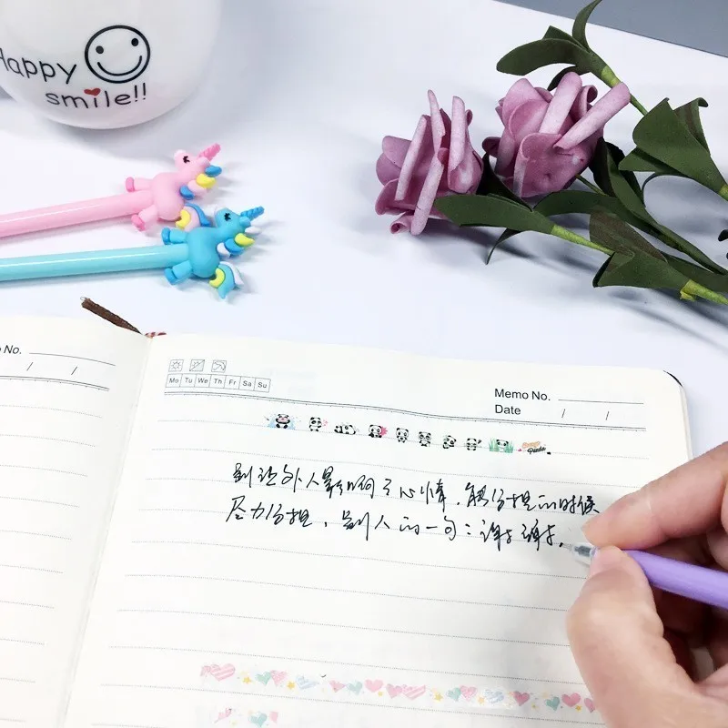 Эллен Брук 1 шт. Гелевые Ручки корейский мультфильм Творческий Радуга Троян