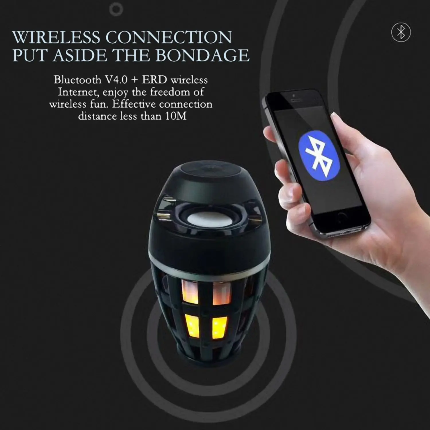 IG LED настольная лампа Bluetooth динамик ночник открытый/закрытый портативный стерео