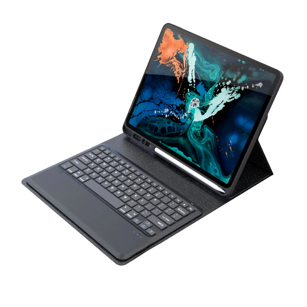 Беспроводной Чехол книжка с Bluetooth клавиатурой и подставкой для Apple iPad Pro 12 9 дюймов