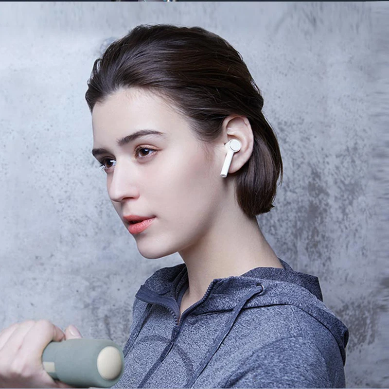 Xiaomi Air TWS True беспроводные Bluetooth наушники с активным шумоподавлением умные сенсорные двусторонние наушники для звонков