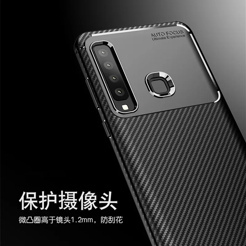 Чехол из углеродного волокна для Samsung Galaxy A9 2018 A920 цветной высококачественный