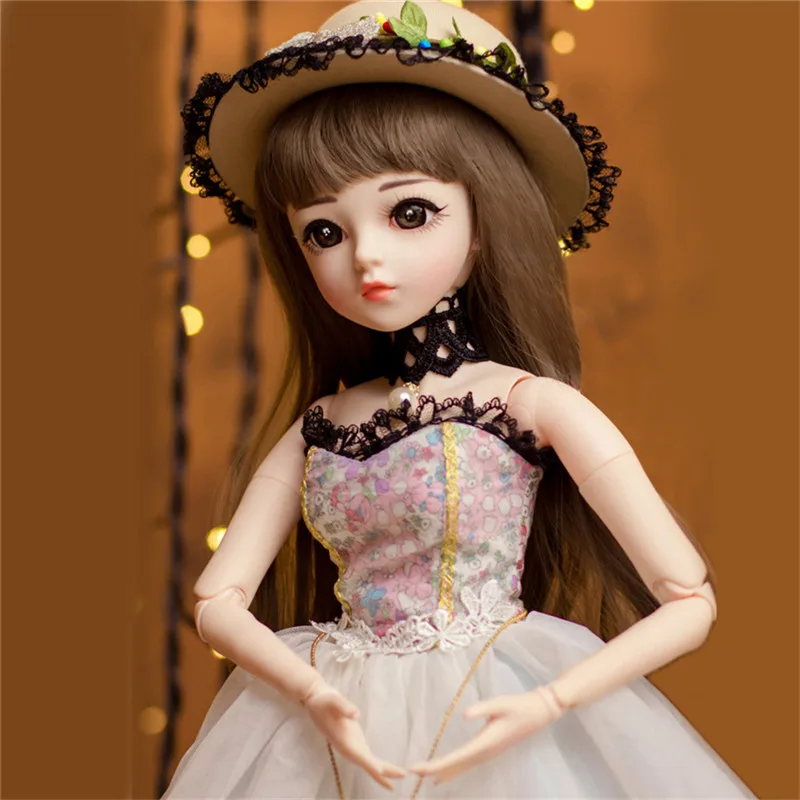 Кукла для девочек 1/3 BJD высокое качество платье ручной работы с костюмом обувь