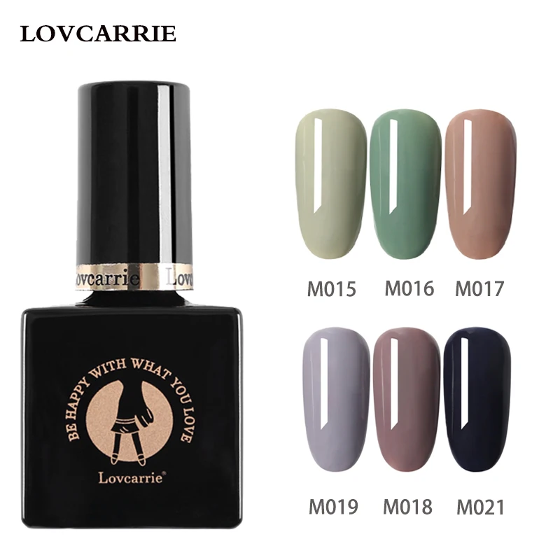 Lovcarrie серая серия гибридный УФ гель для ногтей Esmalte Permanente 10 мл маникюрный