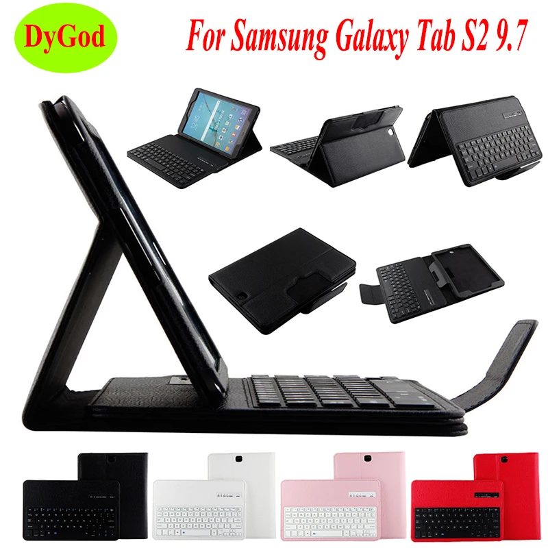 Dygod Беспроводной Bluetooth клавиатура чехол для IPad Mini 9 7 ''для samsung Galaxy Tab S2 T810 T815 T813
