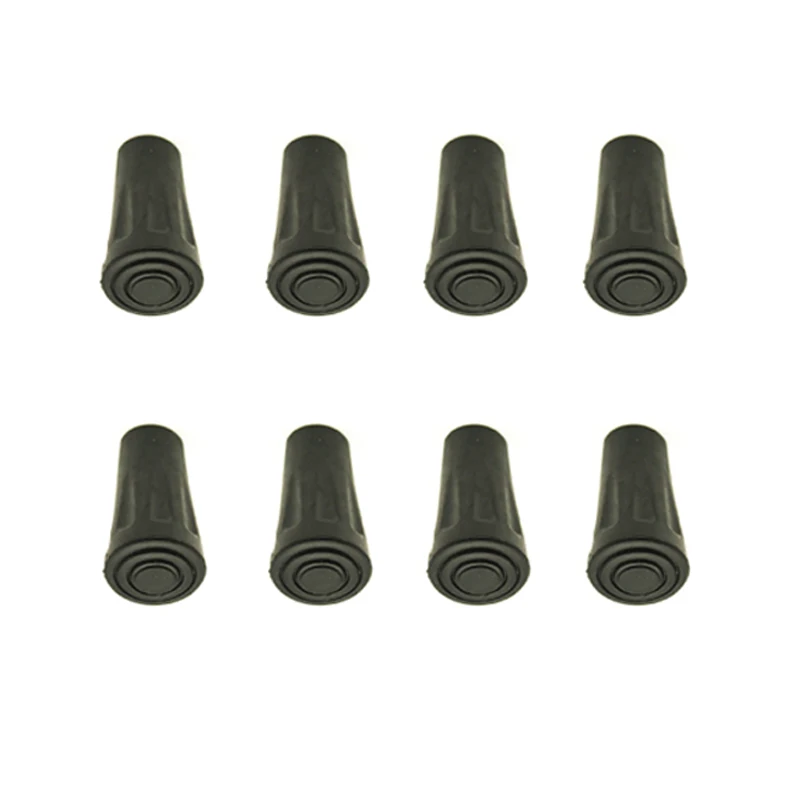 

8Pcs Trekking pole nordic walk stick cane climb replacement alpenstock outdoor camp hike protector cap tip rubber