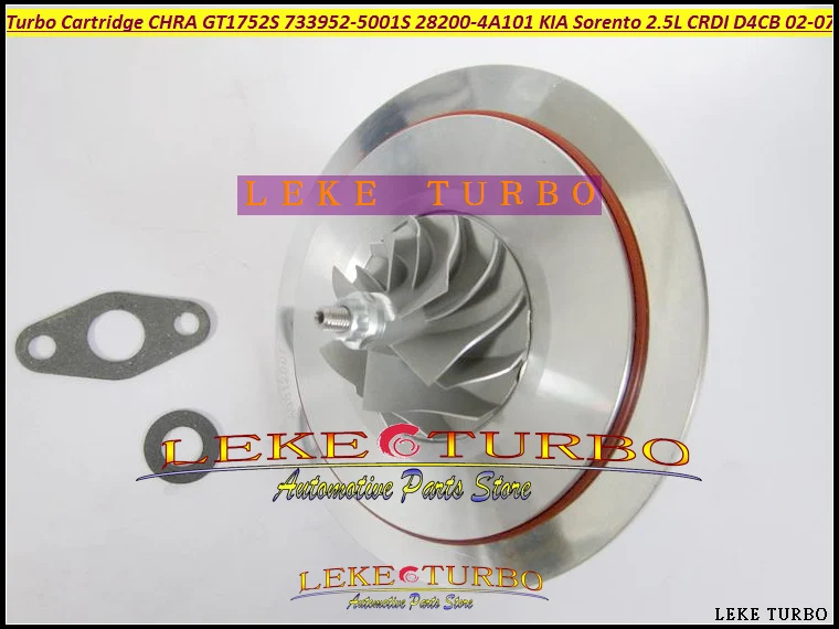 

Turbo Cartridge CHRA Core GT1752S 733952 733952-5001S 733952-0001 28200-4A101 28201-4A101 For KIA Sorento D4CB 2002-07 2.5L CRDI