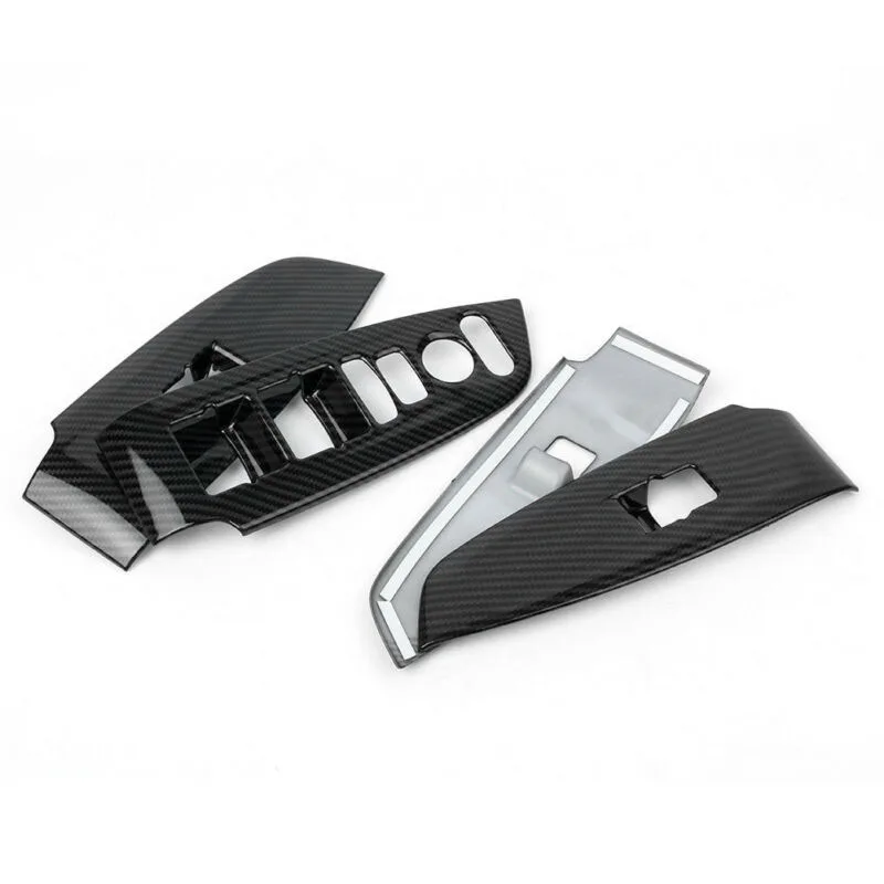 ABS углеродного волокна стиль окна лифт переключатель панель для Honda Accord 2018 (не EX