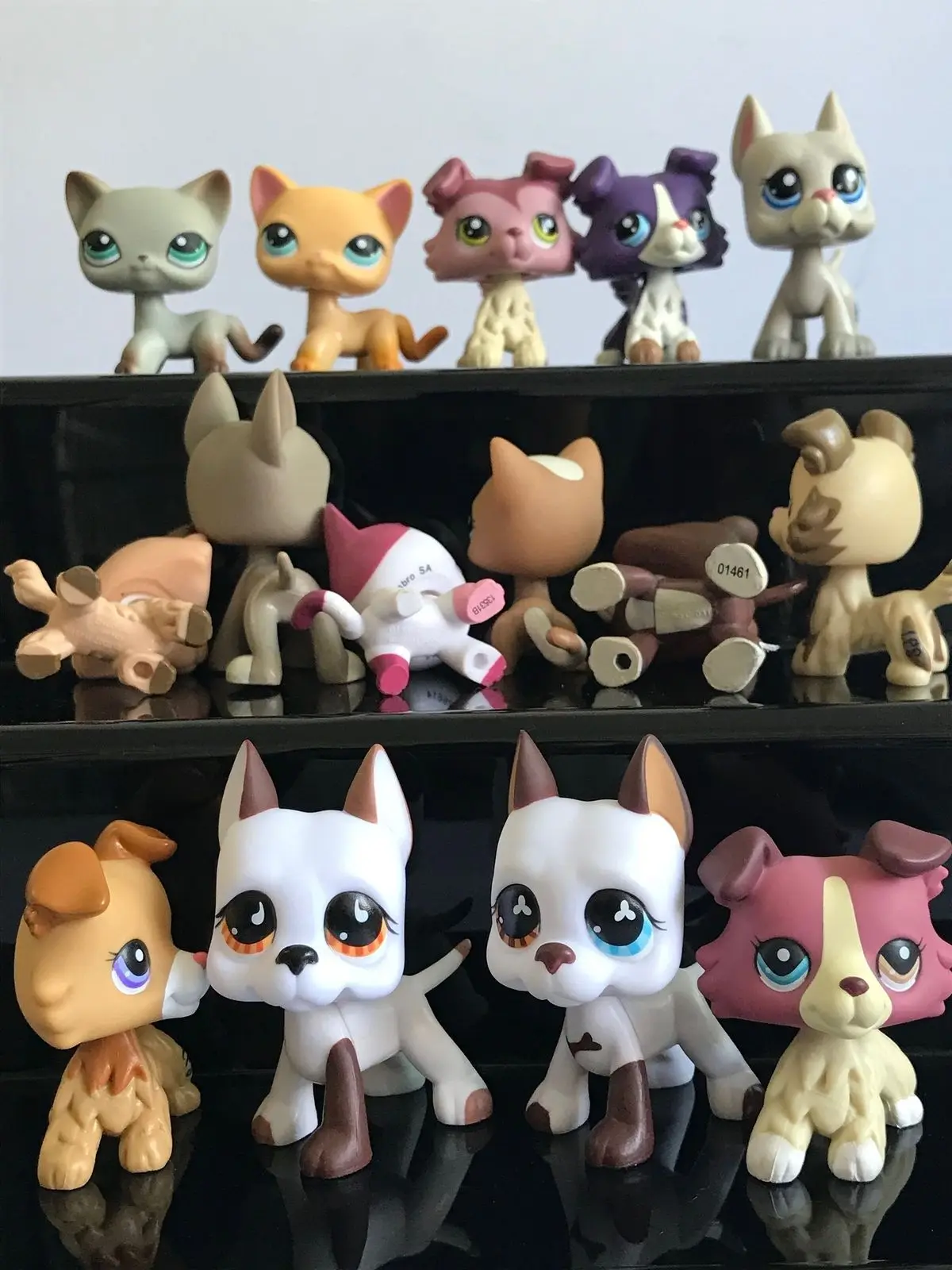 5x случайный мультфильм Животные большой немецкий дог колли короткая шерсть