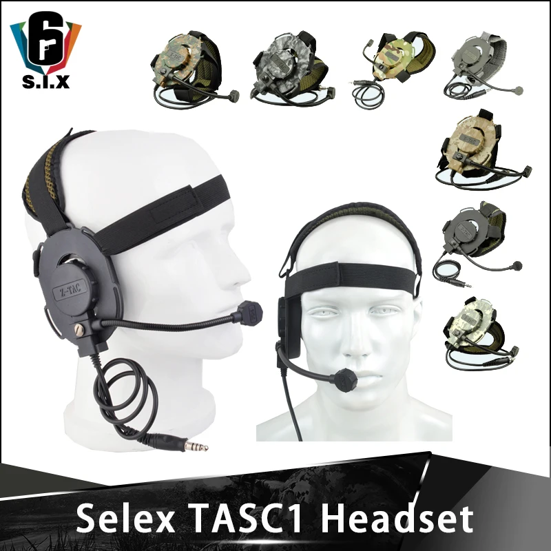 

Z-tactical Airsoft Gear Selex TASC1 Headset Military Hunting Accessory Z tactical headset