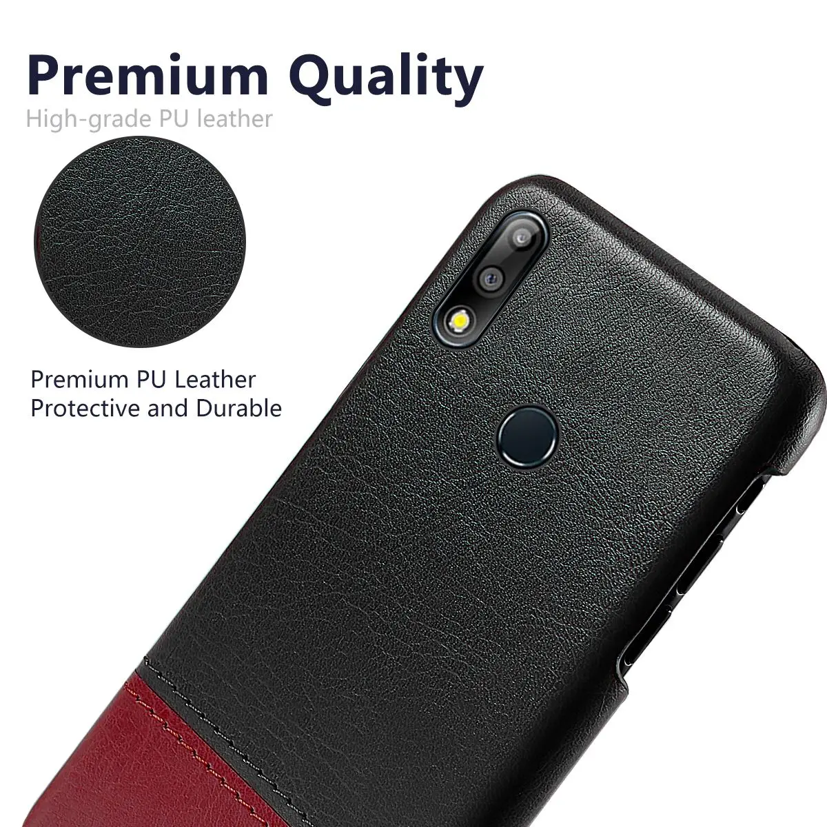 Для Asus Zenfone Max Pro M2 ZB631KL чехол для телефона из искусственной кожи двойной цвет