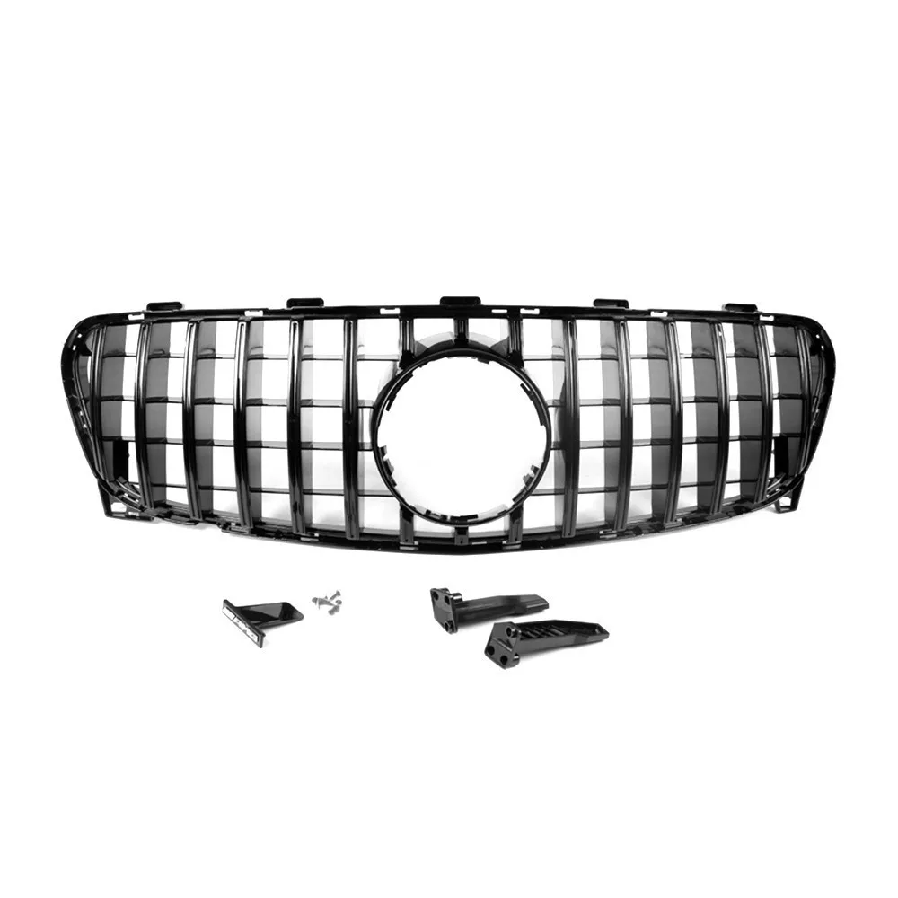 Для GLA Class X156 Amg GT R Grill GLA45 Передняя решетка для Mercedes Benz GLA250 GLA180 2017 2018 Решетка