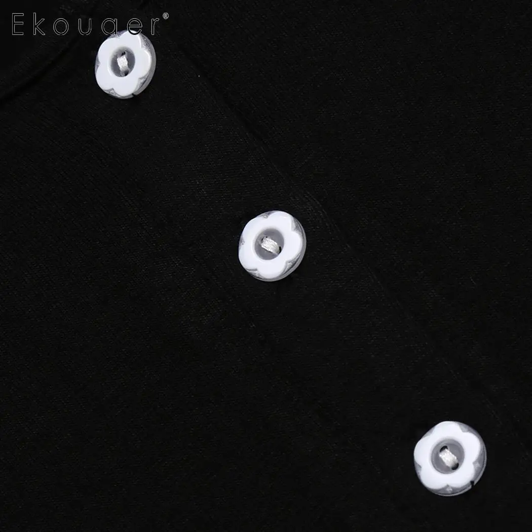 Ночная рубашка Ekouaer ночная для беременных однотонная с коротким рукавом и О