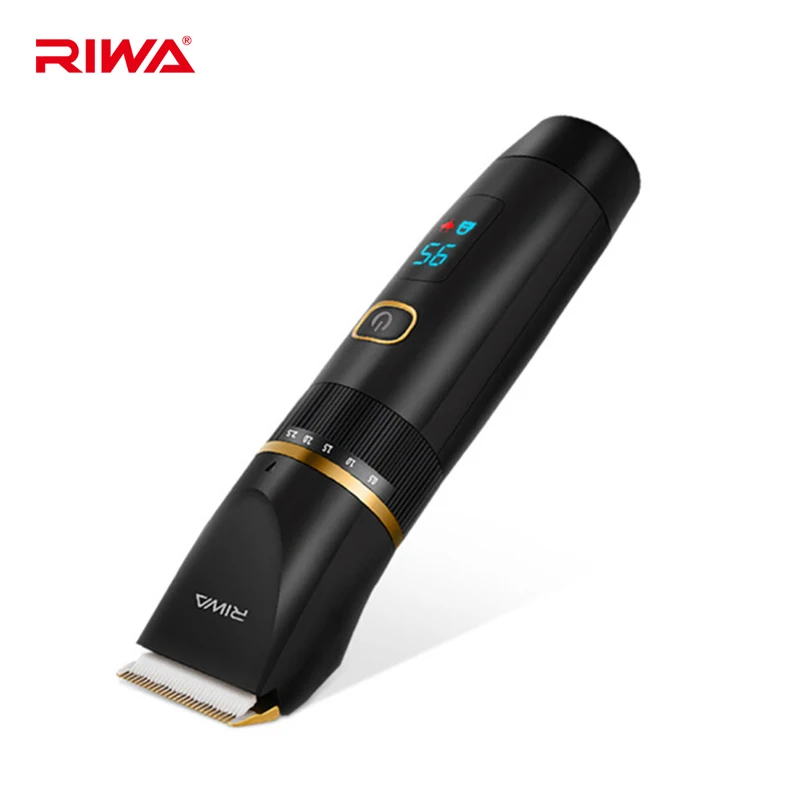 RIWA RE-6501 машинка для стрижки волос профессиональный триммер для волос светодиодный дисплей Быстрая зарядка бритвенная машина моющаяся Мужская машинка для стрижки