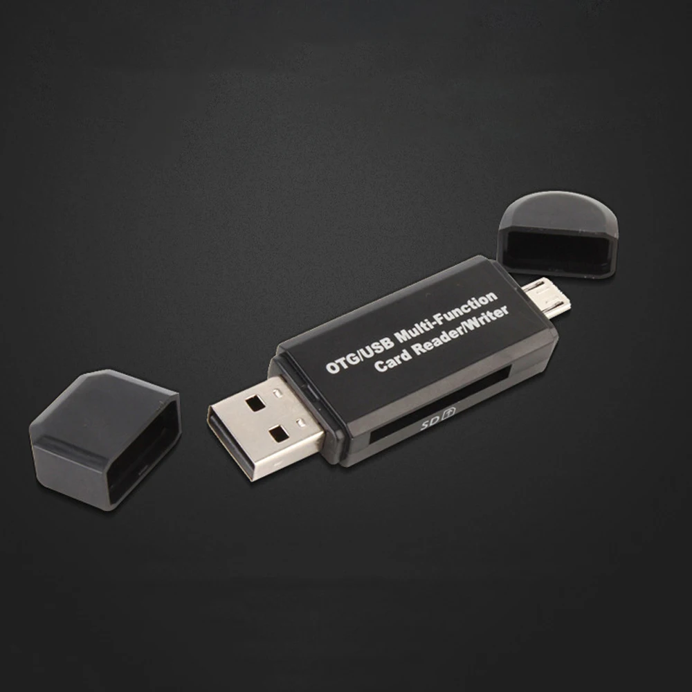 Zeepin 2 в 1 Универсальный SD/TF OTG кардридер для устройств USB/Micro USB | Компьютеры и офис