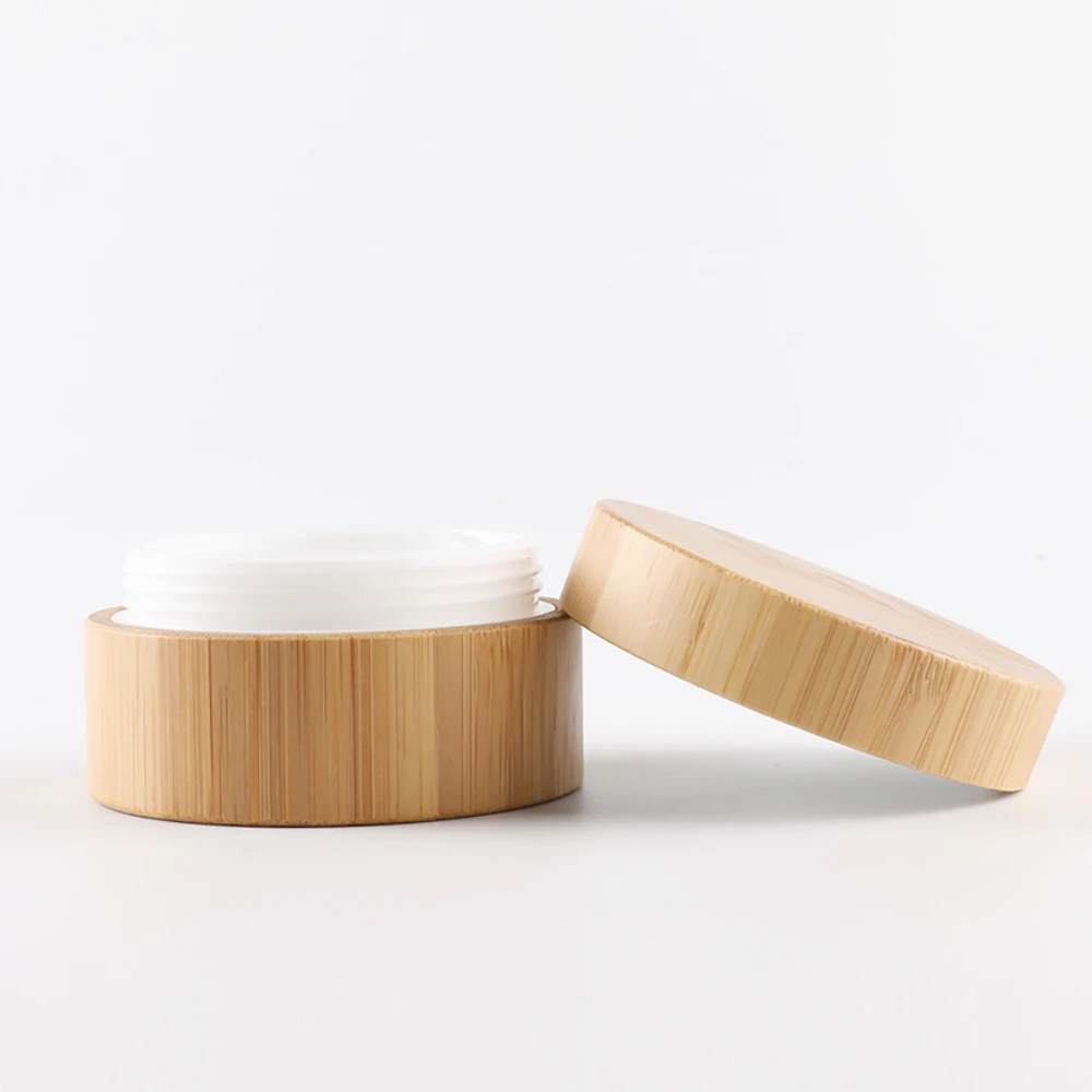 Original ecological bamboo cream bottle recycled wholesale 50ml cosmetic jar | Красота и здоровье
