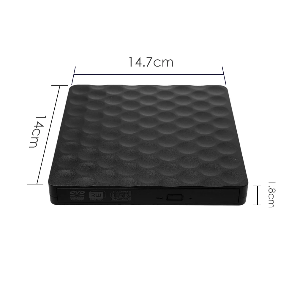 Портативный Ультратонкий Внешний оптический привод USB 3 0 лоток для CD устройство