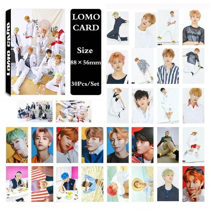 30 шт. KPOP NCT альбом мечты мы поднимаем фото карты постер ломо самодельные бумажные