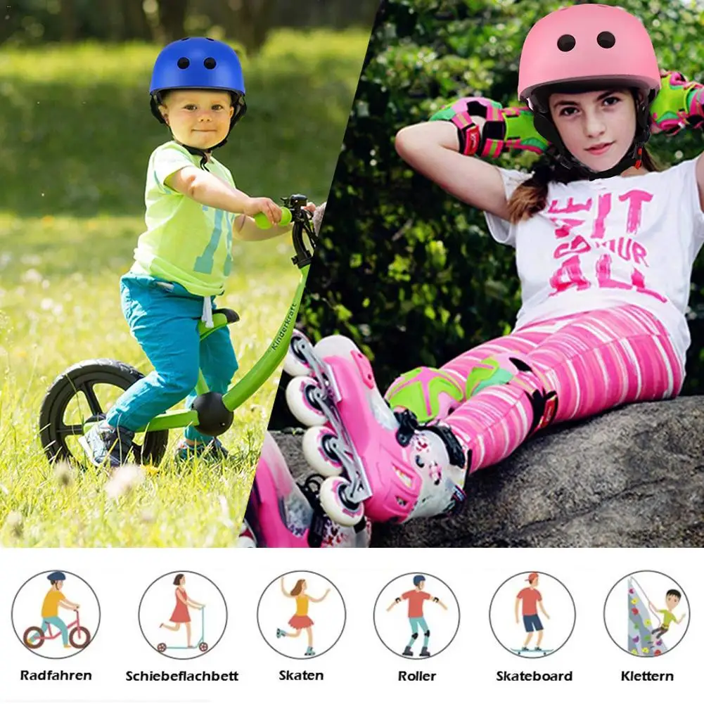 Детское защитное оборудование скейтборд ролики BMX катание на самокате комплект