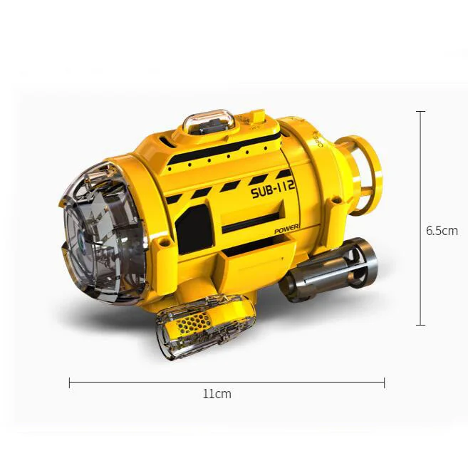 High Tech Rc игрушечная субмарина с камерой и светом 0.3mp может кормить рыб