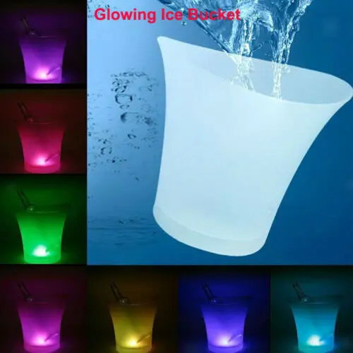 5L разноцветный светодиодный шампанское напитки кулер с подсветкой Светящиеся