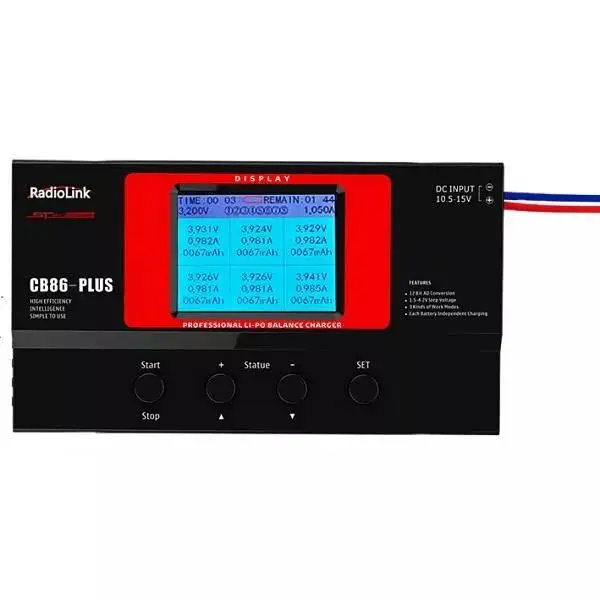 LeadingStar Radiolink CB86 Plus Balance Charger for RC 8 pcs 2-6S Lipo Battery at One Time MODEL BULIDING KITS | Игрушки и хобби