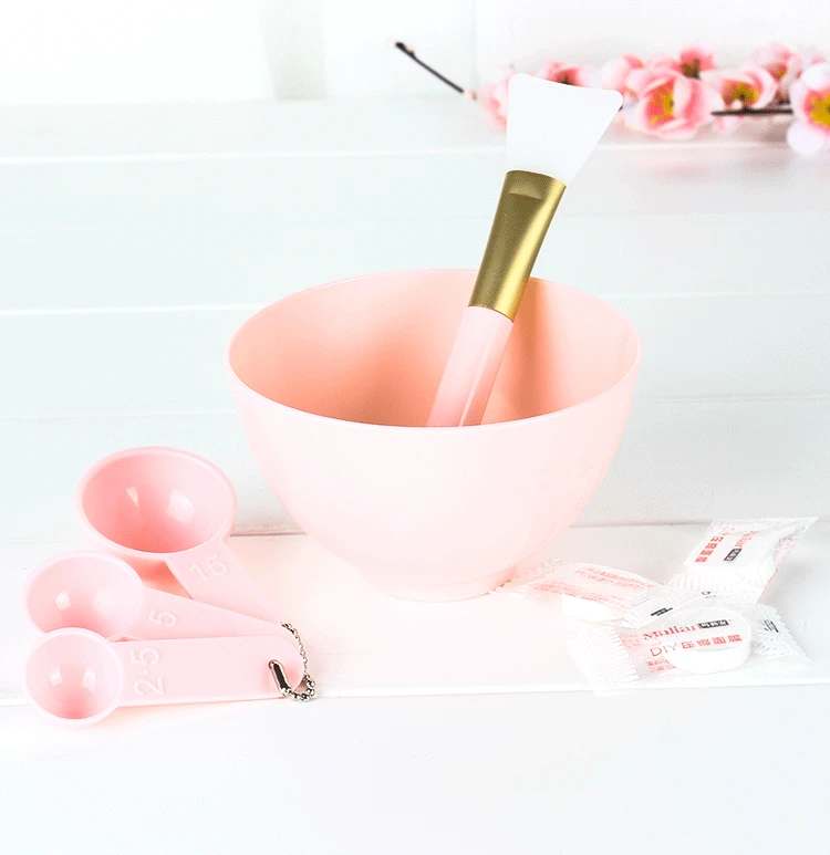 Новый стиль 5в1 DIY маска для лица палка щетка и чашка смешивания лопаток набор