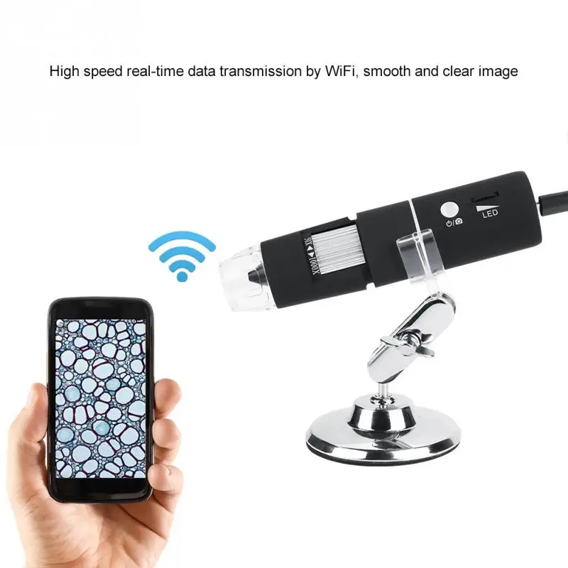 Новый 1000X микроскоп с увеличением 2MP WiFi беспроводной цифровой HD электронный