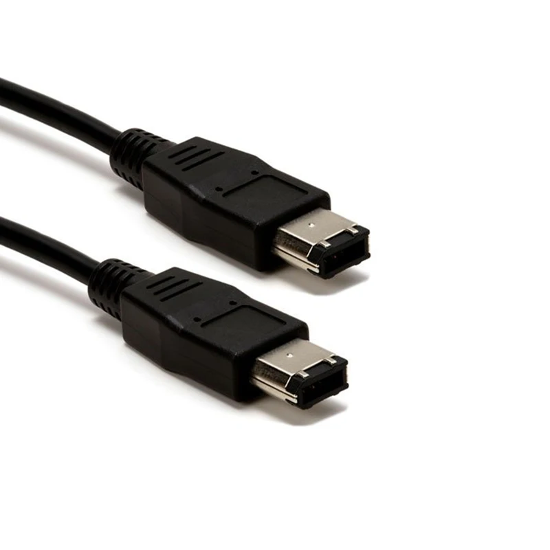 Black IEEE 1394 Firewire 400 to Cable 6 Pin/6 Pin Male / - 10 FT | Электроника