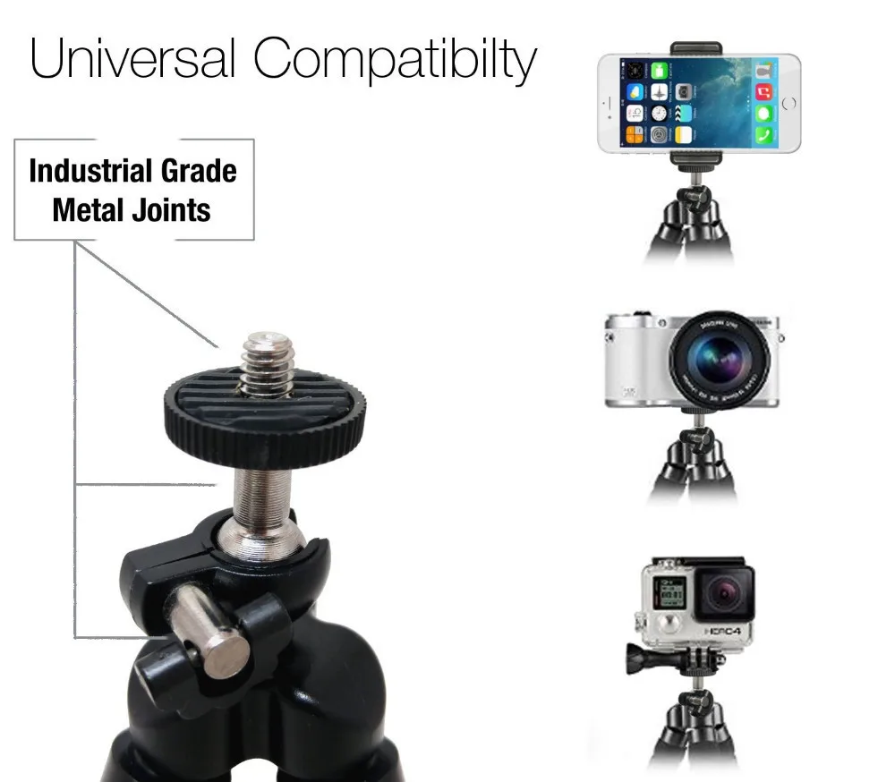 DUSZAKE гибкий мини штатив Gorillapod Octopus для телефона камеры мобильный iPhone Samsung