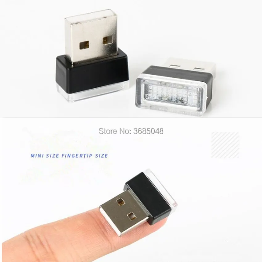 Светодиодная автомобильная лампа интерьерная USB-лампа для suzuki sx4 nissan x-trail t31 ford focus