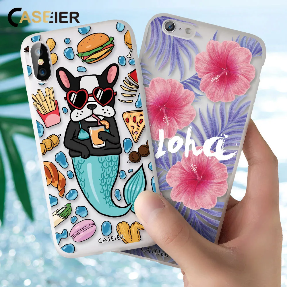 Чехол для Huawei P30 P20 Lite Pro CASEIER летние чехлы телефонов Mate 20 10 P10 P9 P умный милый чехол