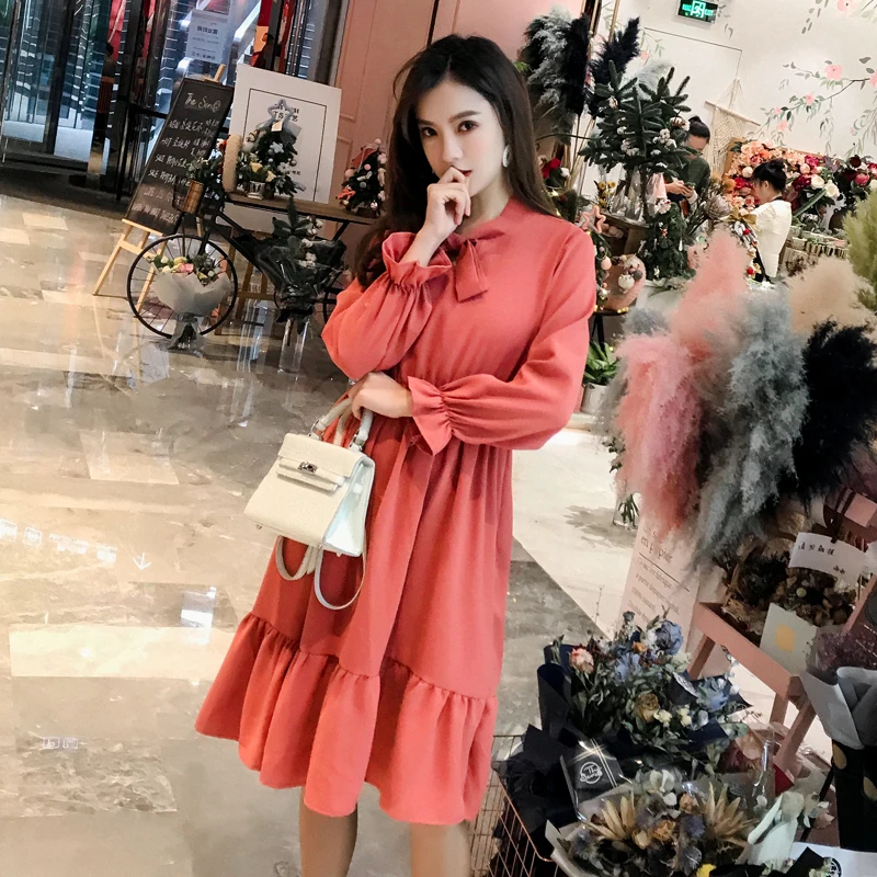 2021 красный цвет Сезон лето Верх: женское шифоновое платье детское пальто с