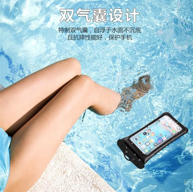 Универсальный спорта плавание Водонепроницаемый чехол для iPhone X XS MAX 8 7 6S 5 плюс