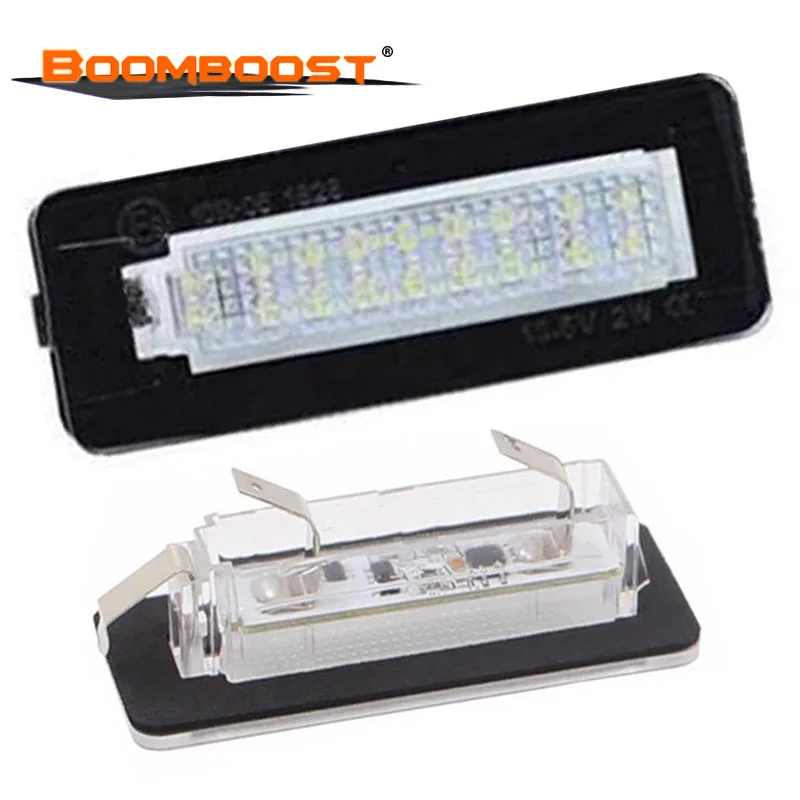12V For Benz/Smart Fortwo W450 W451 W453 2007-2015 Canbus No Error Code LED rear number plate lamps 2 pcs | Автомобили и