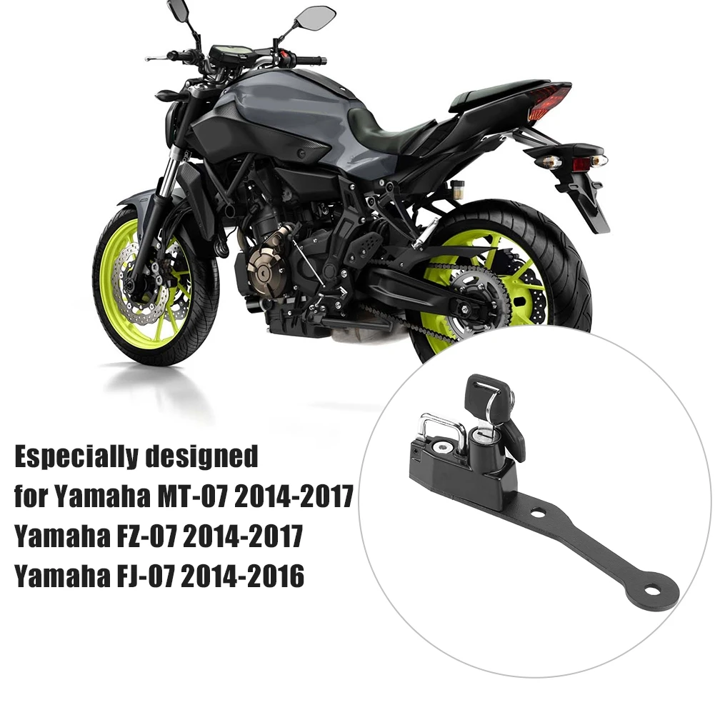 Мотоциклетный замок на шлем из алюминиевого сплава универсальный для Yamaha MT 07 2014