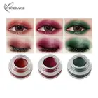 Натуральные тени для век niceface, 1 шт., 15 цветов, гелевый крем, водостойкие стойкие пигменты, Мерцающие Металлические тени для век, косметика