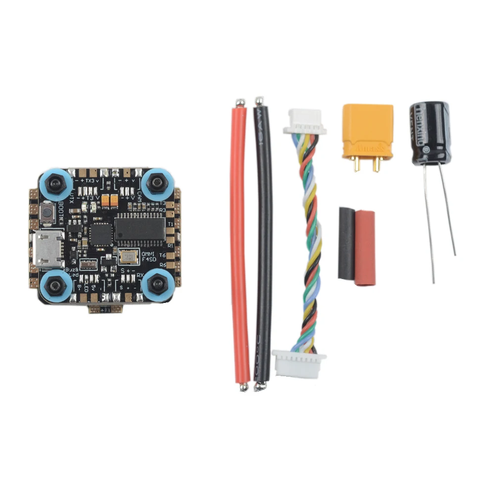 Skystarts Mini TurboS F4 Контроллер полета Встроенный OSD 5V 2A BEC & 20A 20x20 мм BLHeli_S 4 в 1 ESC для FPV RC