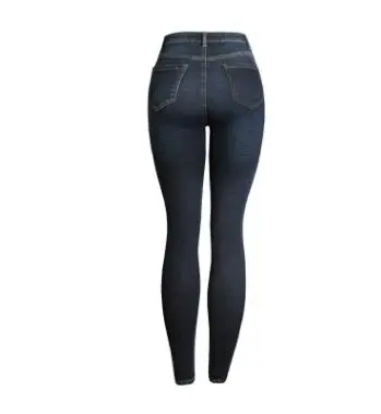 2018 оту e Invierno moda ретро джинсы alta cintura botn повседневные облегающие seoras pantalones de mezclilla